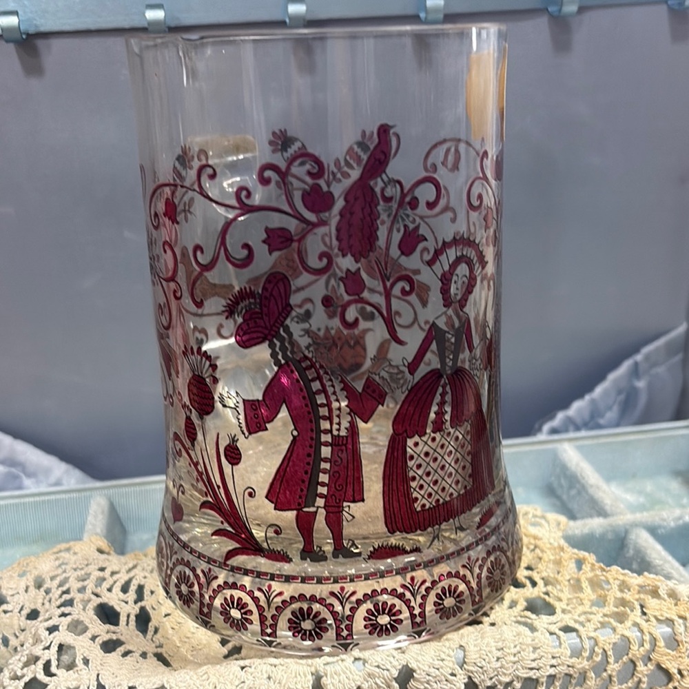 Antique Hand-Painted Glass Stein
Xx